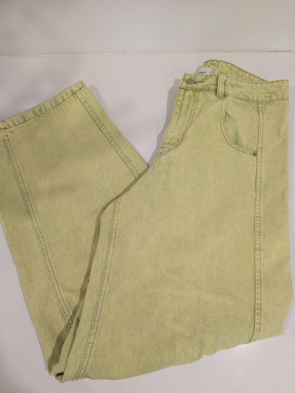 BDG Pale Lime Baggy Jeans